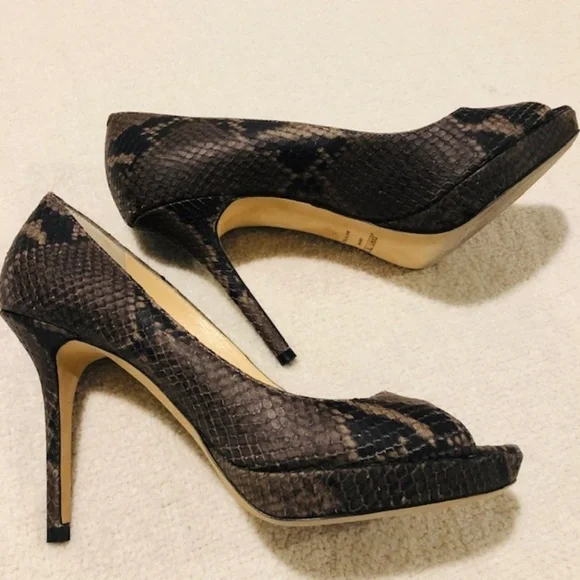 JIMMY CHOO open toe heels size 38